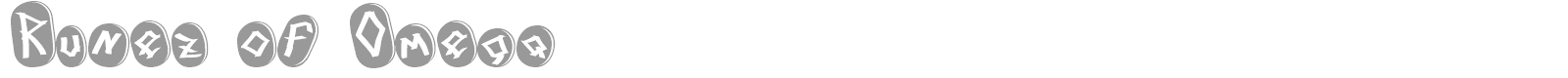 Runez Of Omega font preview